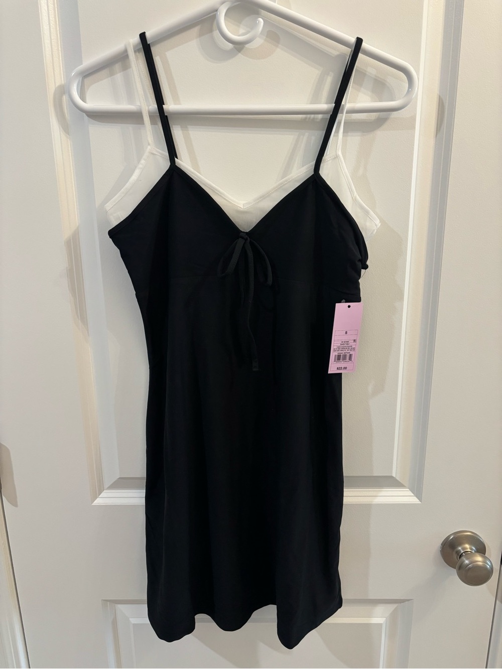 Women’s Black and White Slip Dress - Wild Fable - S - NWT